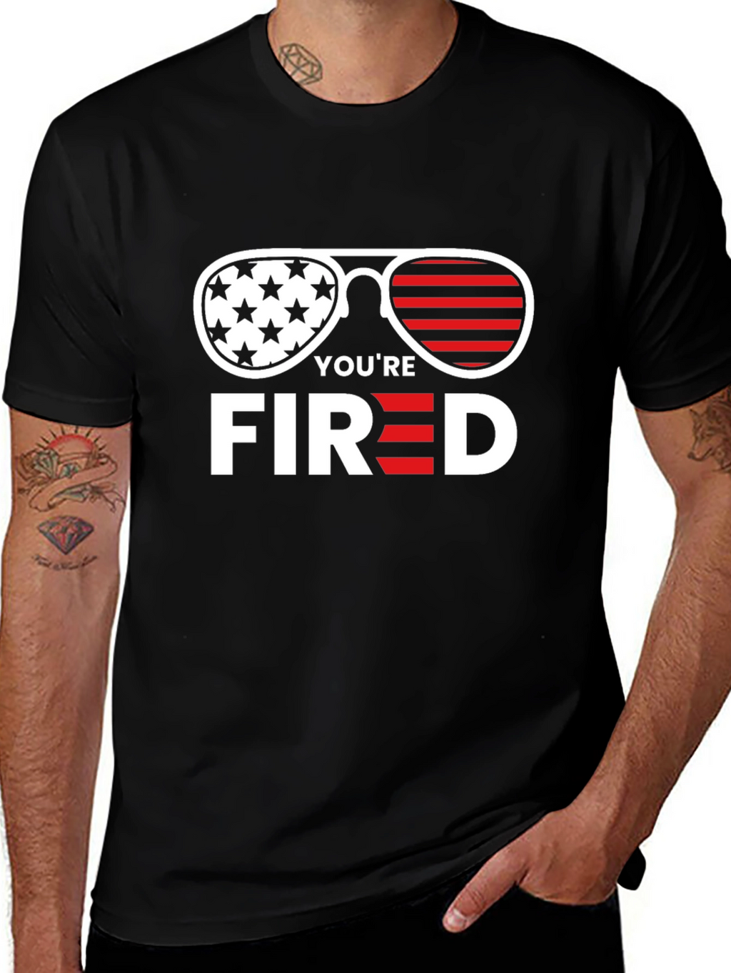 Youre Fired T-Shirt - Patriotic Sunglasses Tee