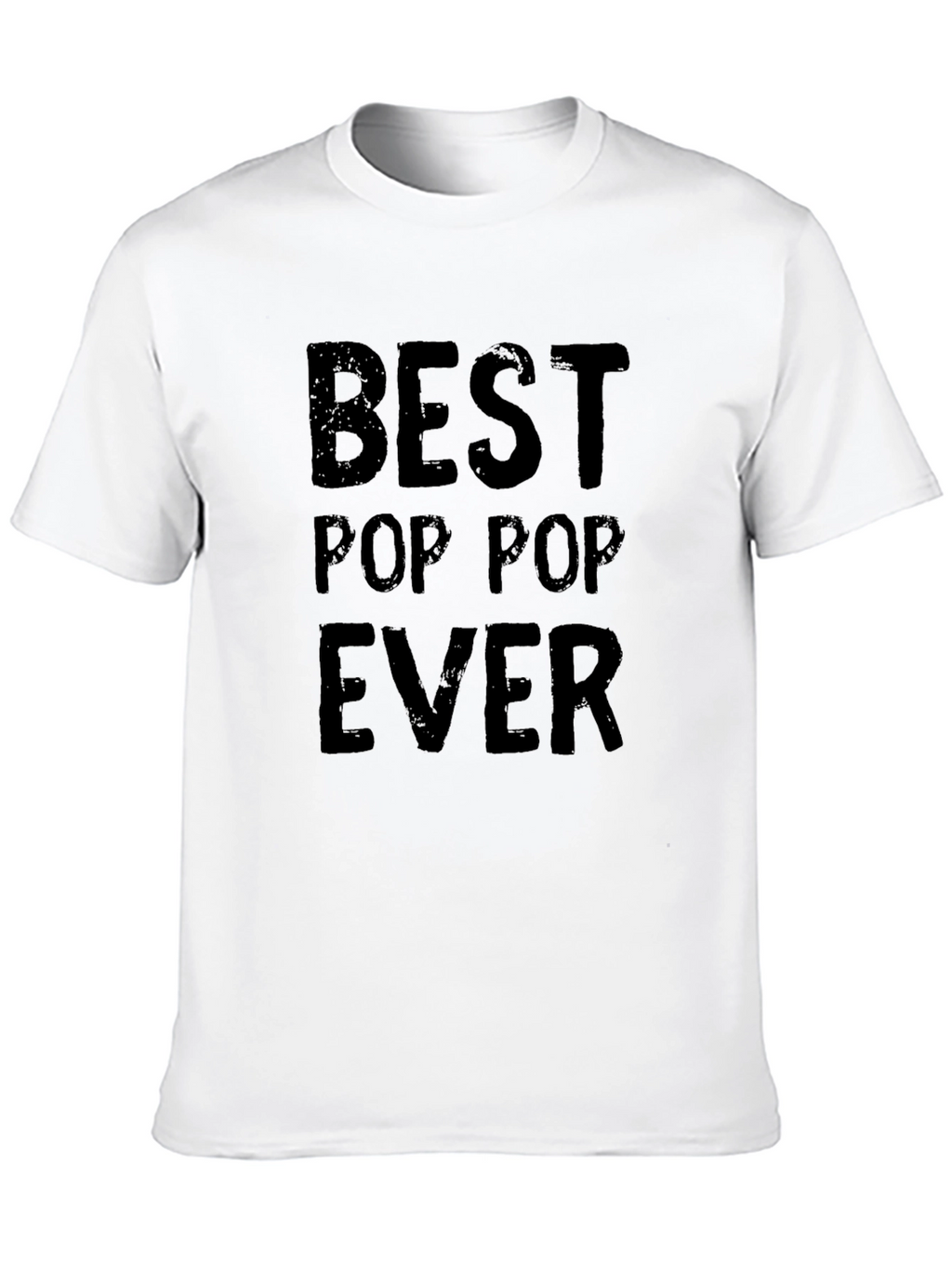 Best Pop Pop Ever Black Graphic T-Shirt