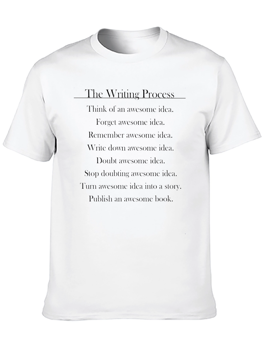 The Writing Process Graphic Tee