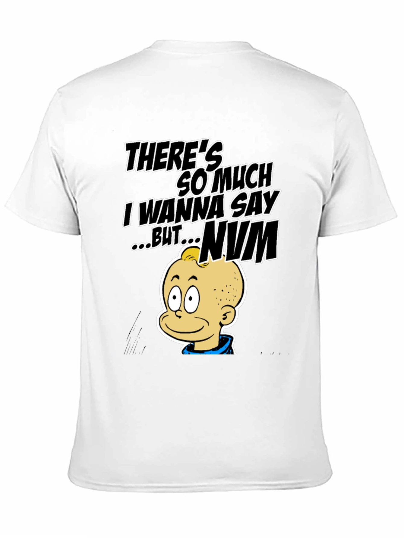 Funny Num Cartoon Graphic T-Shirt