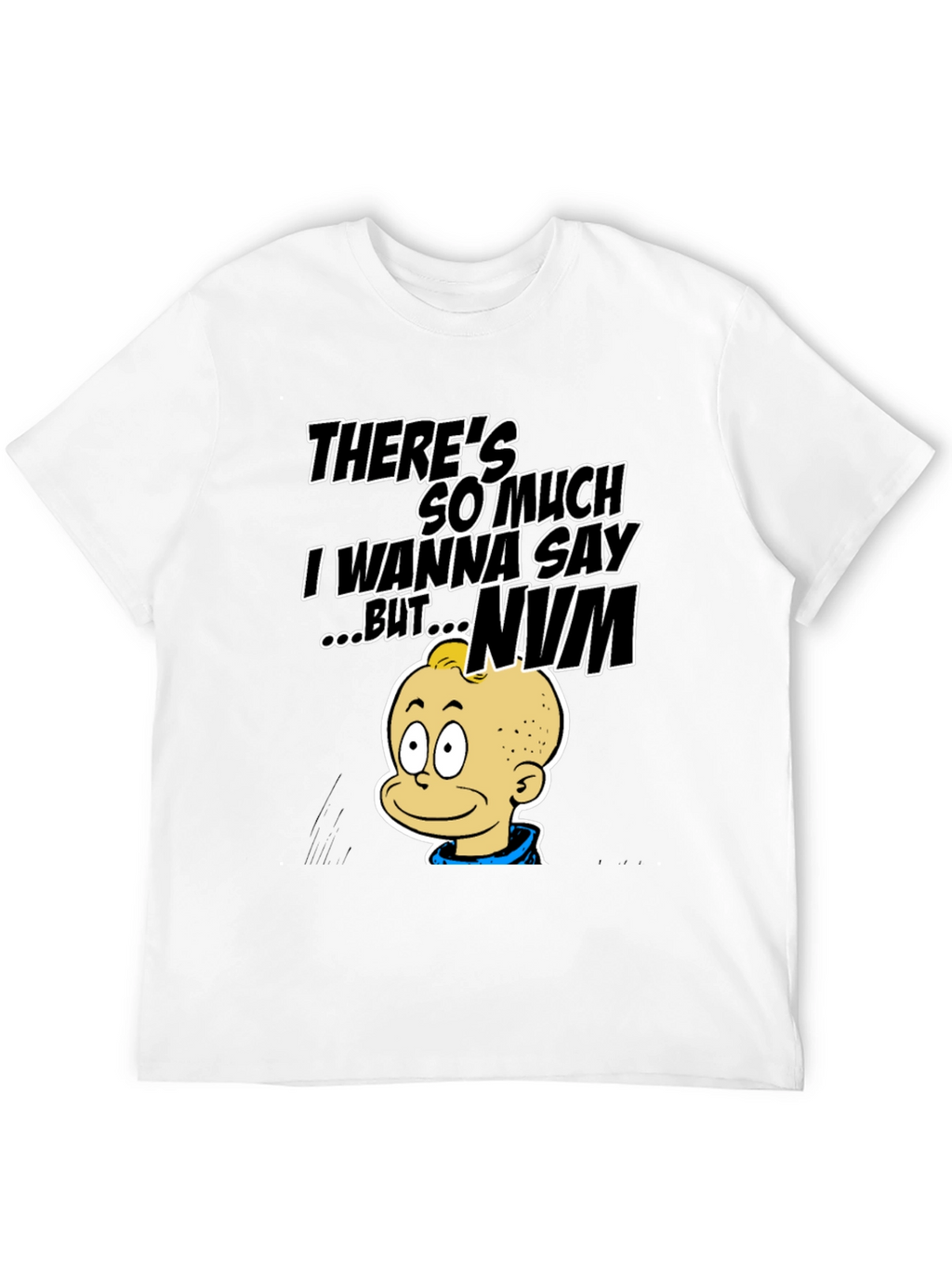 Funny Num Cartoon Graphic T-Shirt