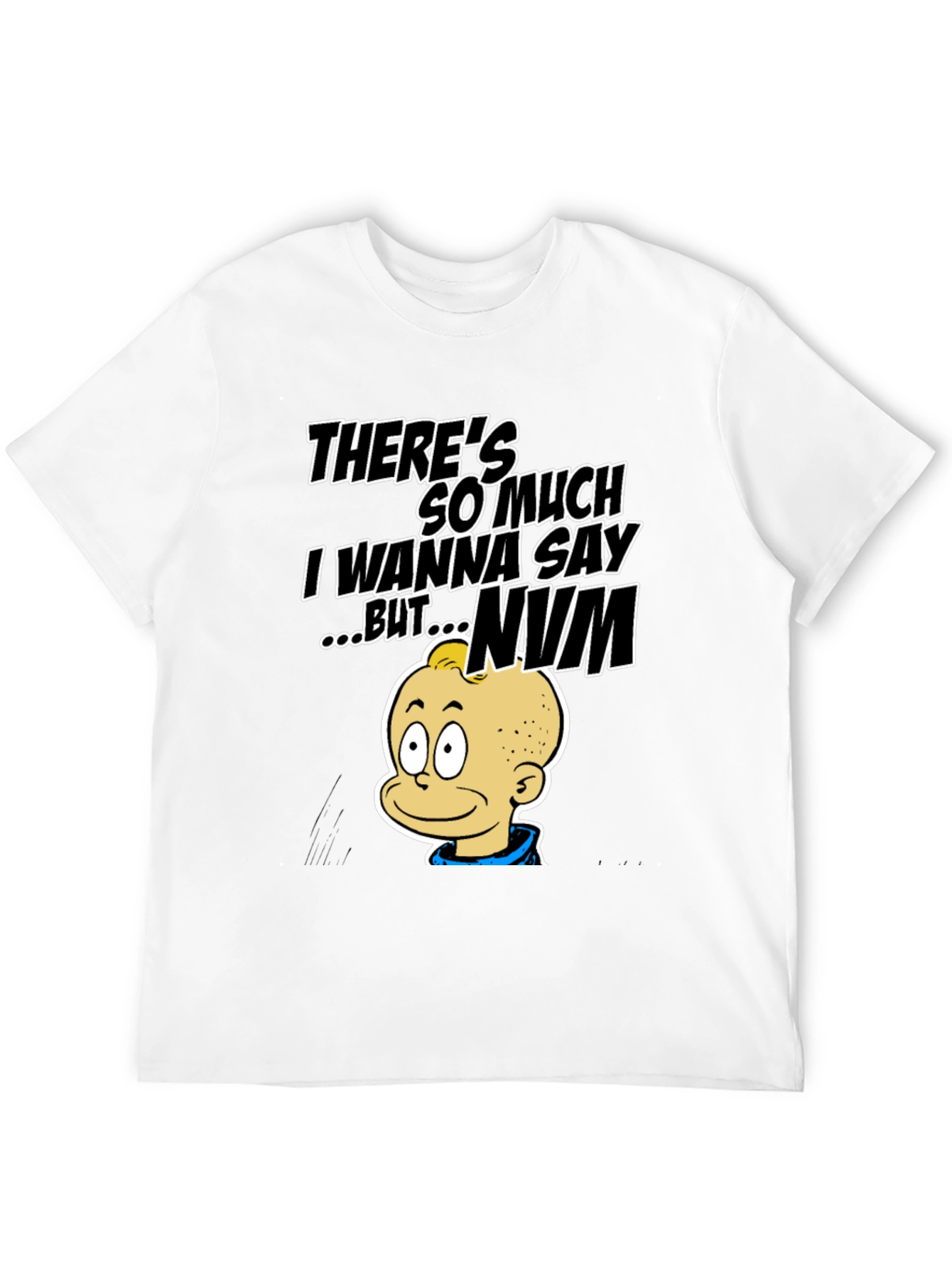 Funny Num Cartoon Graphic T-Shirt