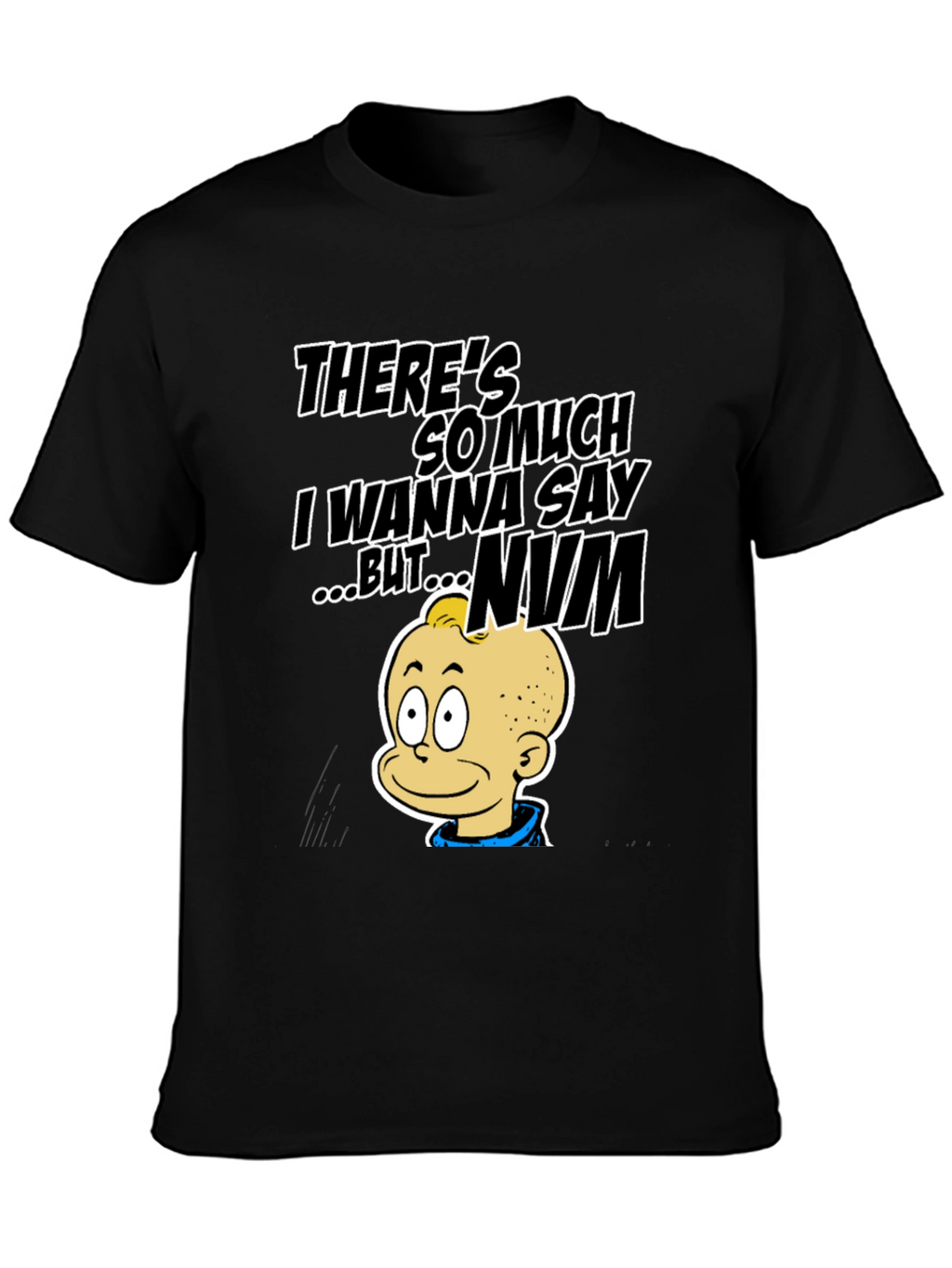Funny Num Cartoon Graphic T-Shirt