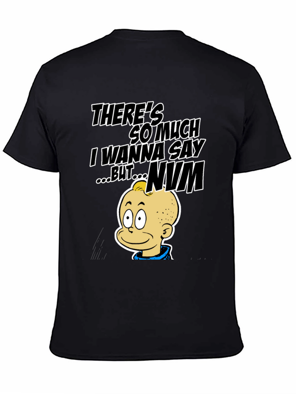 Funny Num Cartoon Graphic T-Shirt