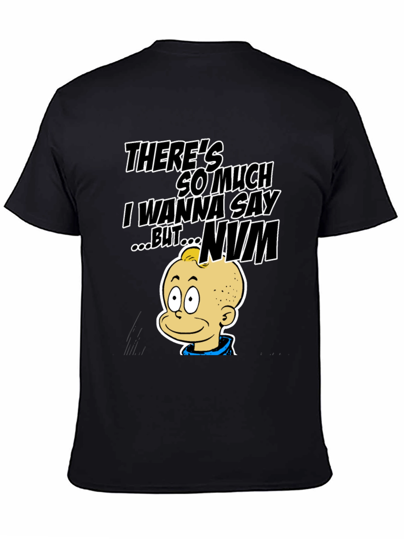 Funny Num Cartoon Graphic T-Shirt