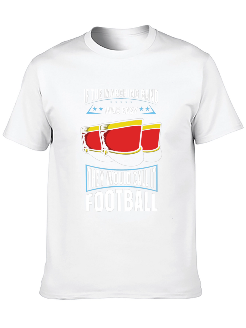 Marching Band Football T-Shirt