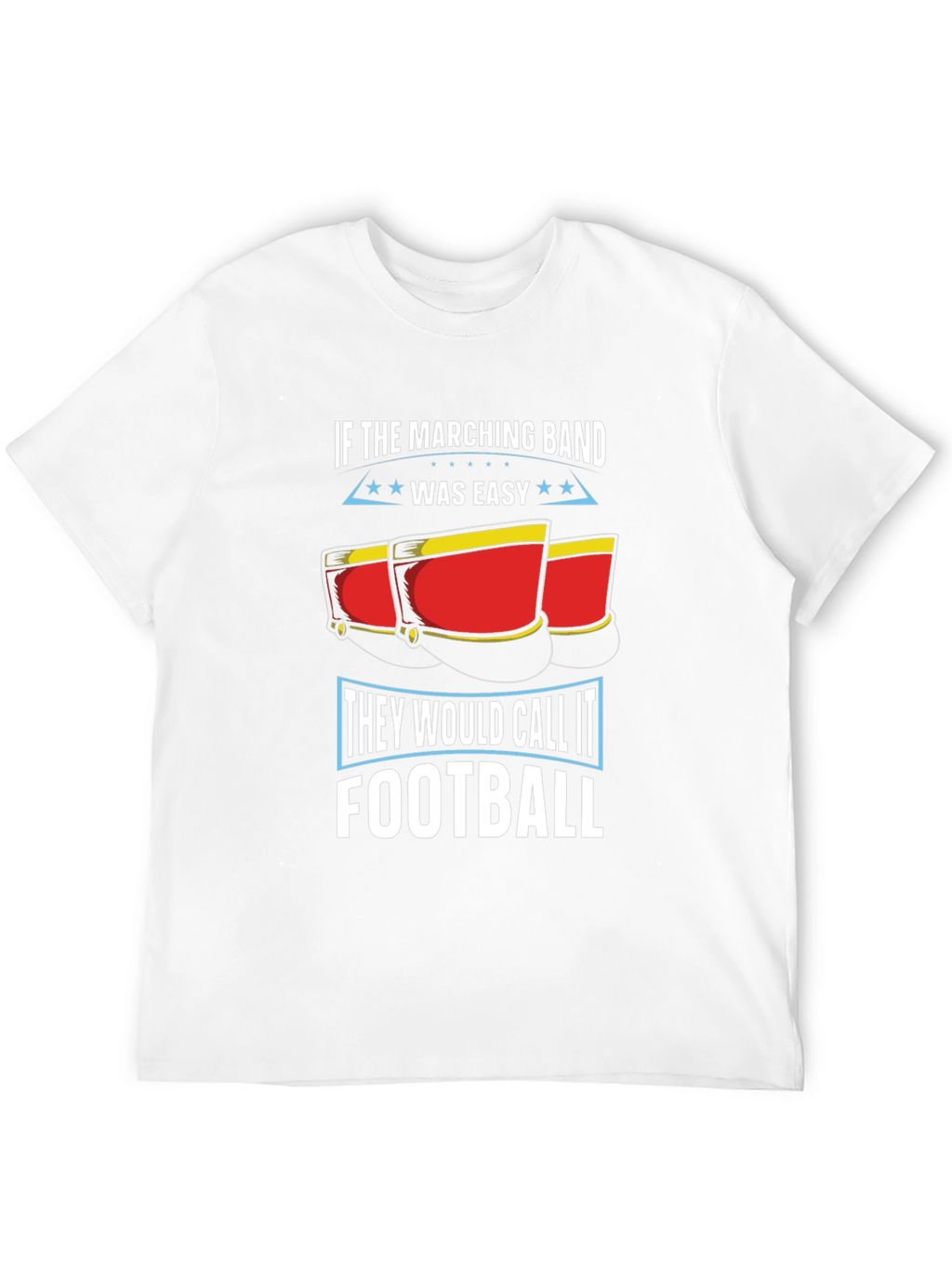 Marching Band Football T-Shirt