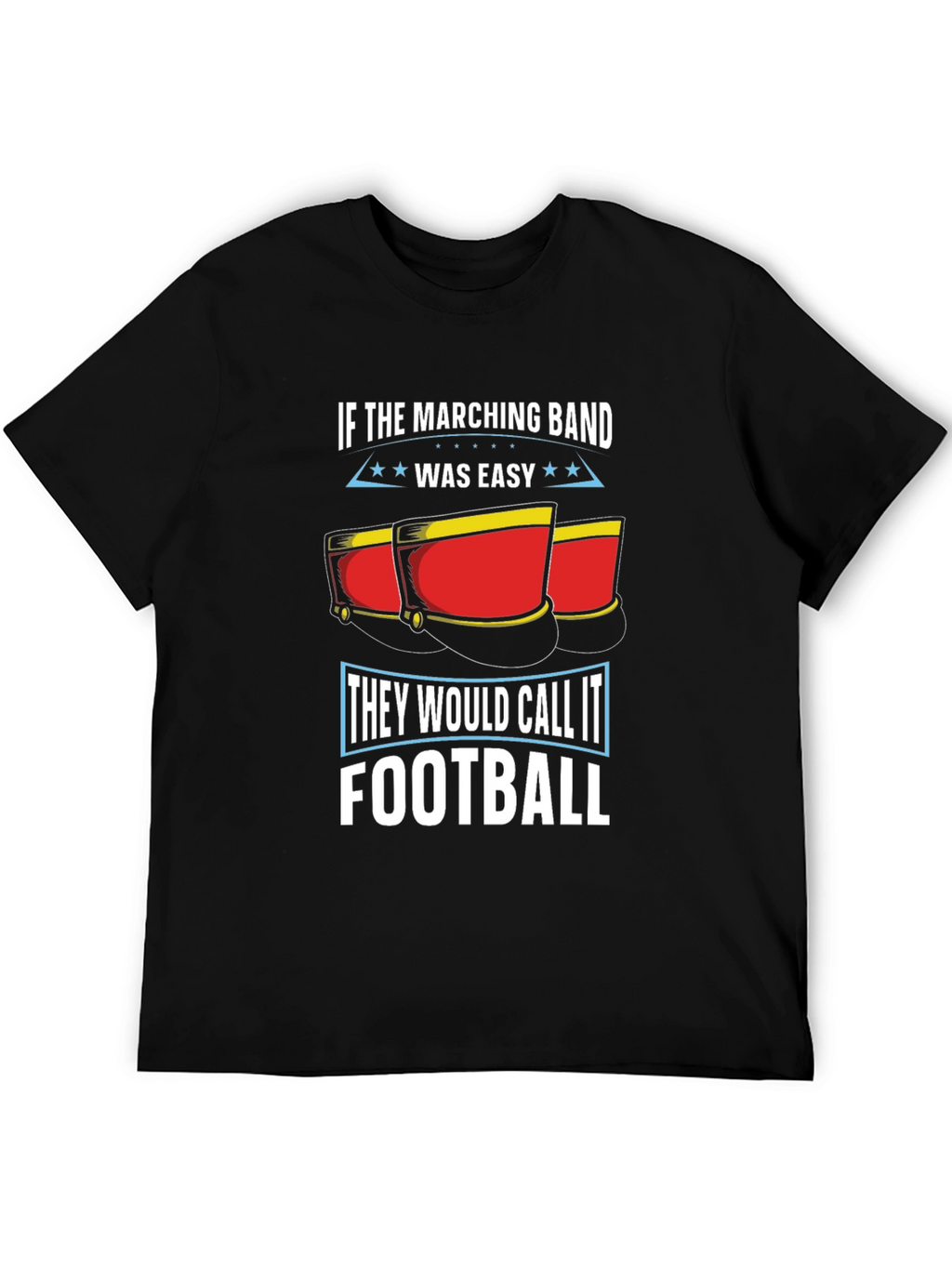 Marching Band Football T-Shirt