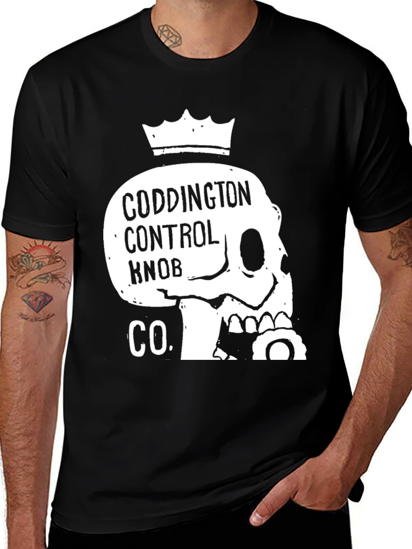 Coddington Control Knob Co. Skull Crown Graphic Tee