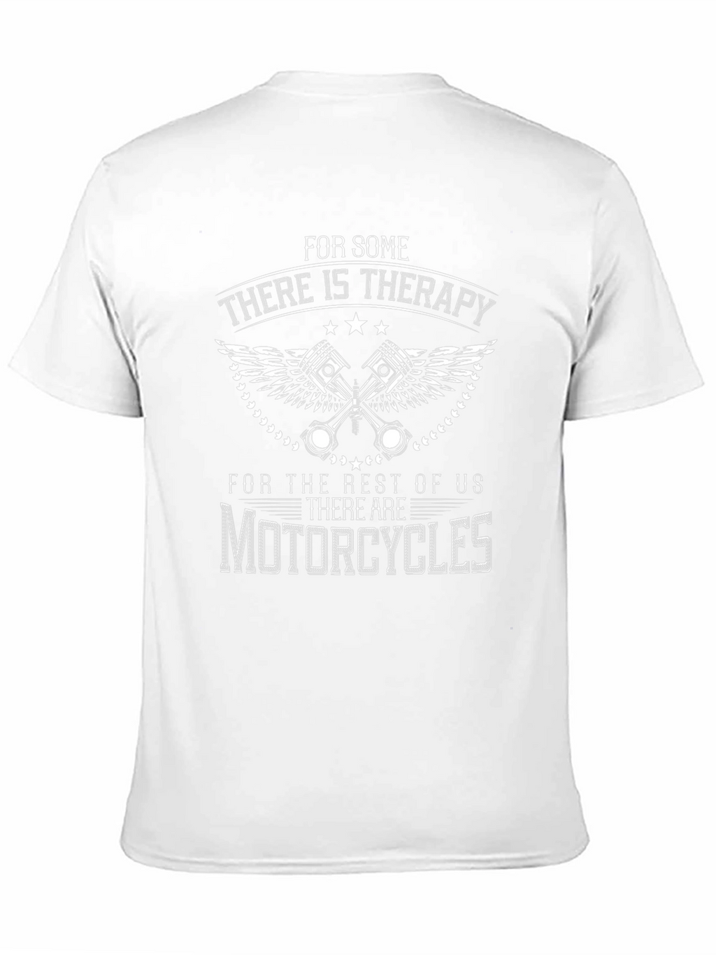 Motorcycle Therapy Black Graphic T-Shirt