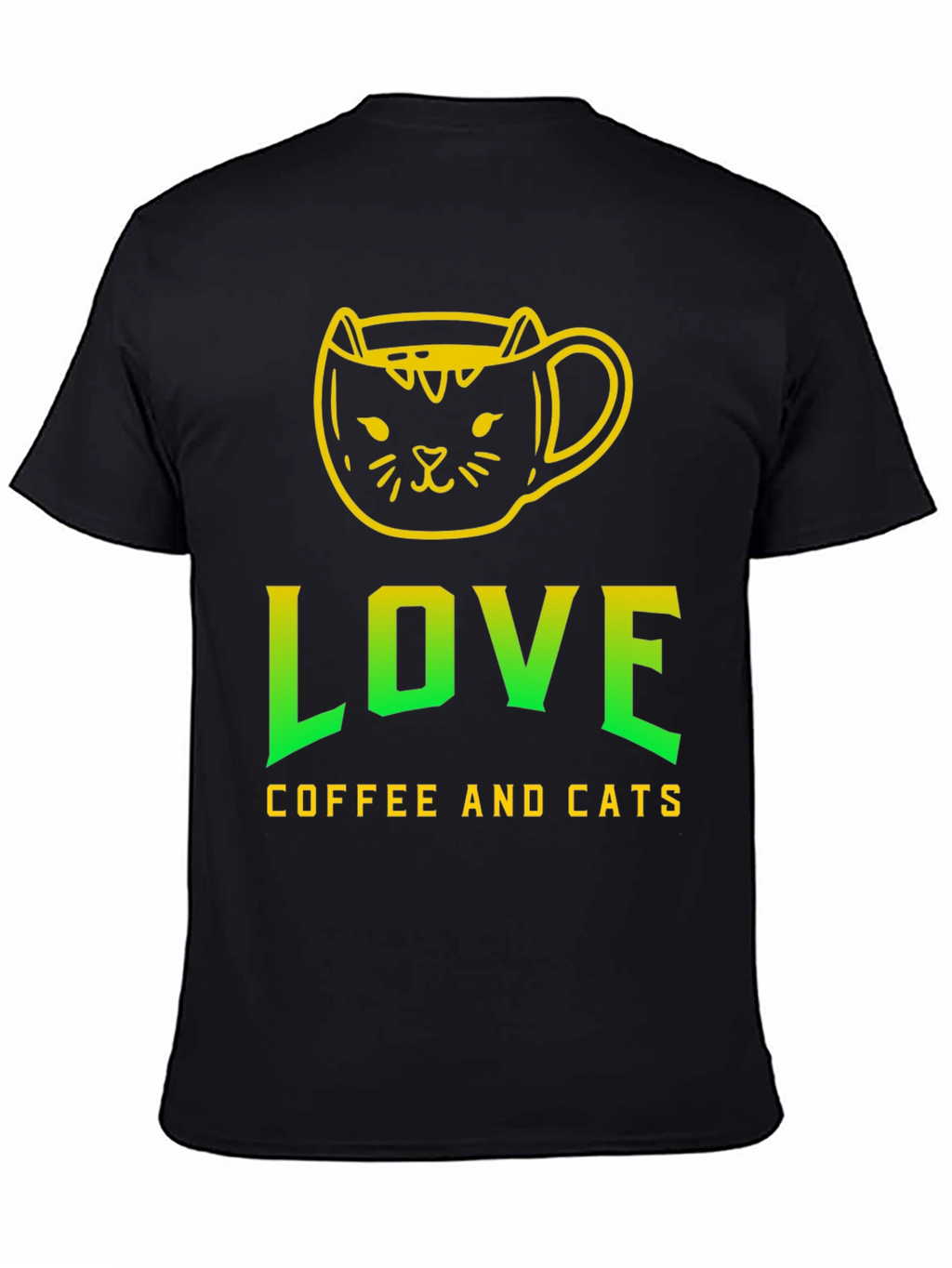 Love Coffee and Cats T-Shirt