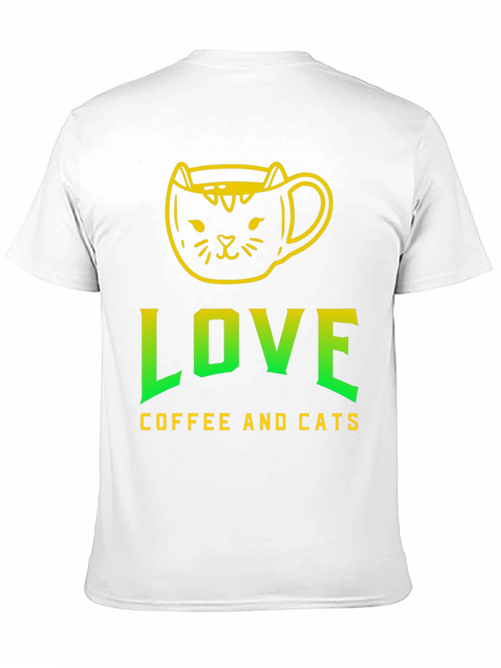 Love Coffee and Cats T-Shirt
