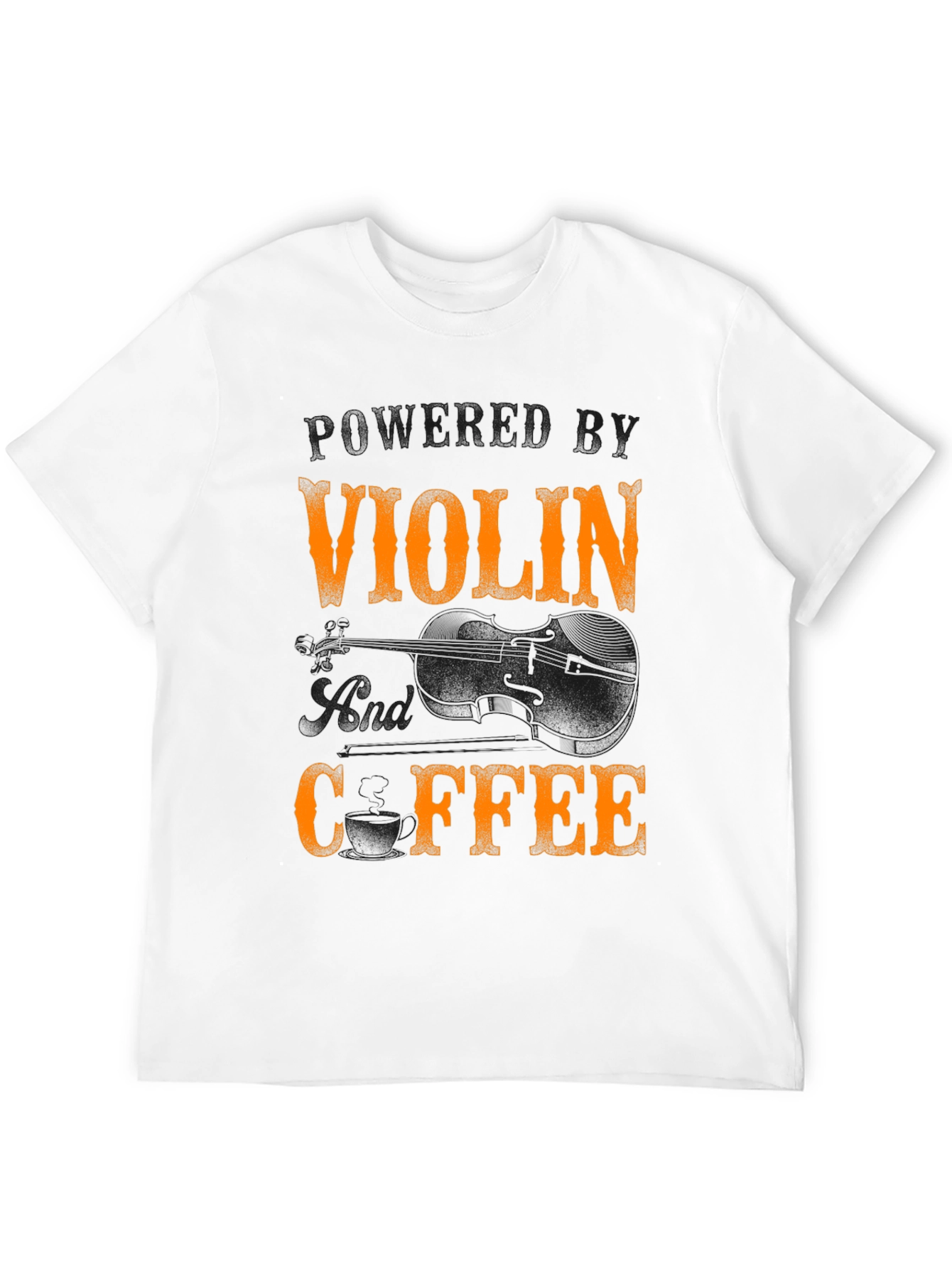 Violin and Coffee T-Shirt - Musicians Tee