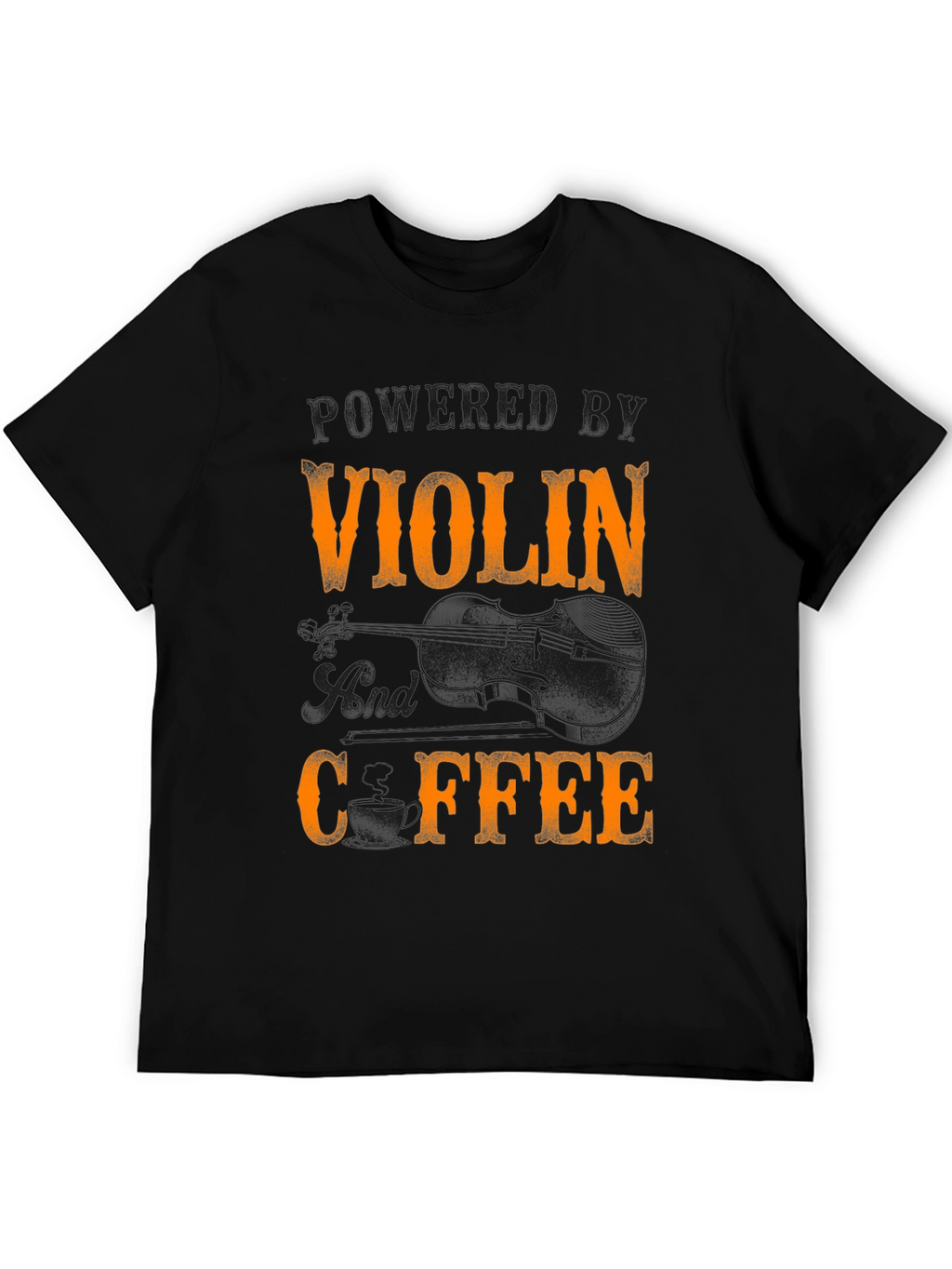 Violin and Coffee T-Shirt - Musicians Tee