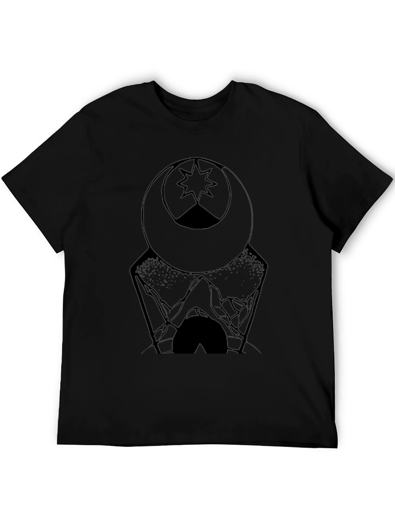Mens Graphic Tee - Moon & Mountain Design