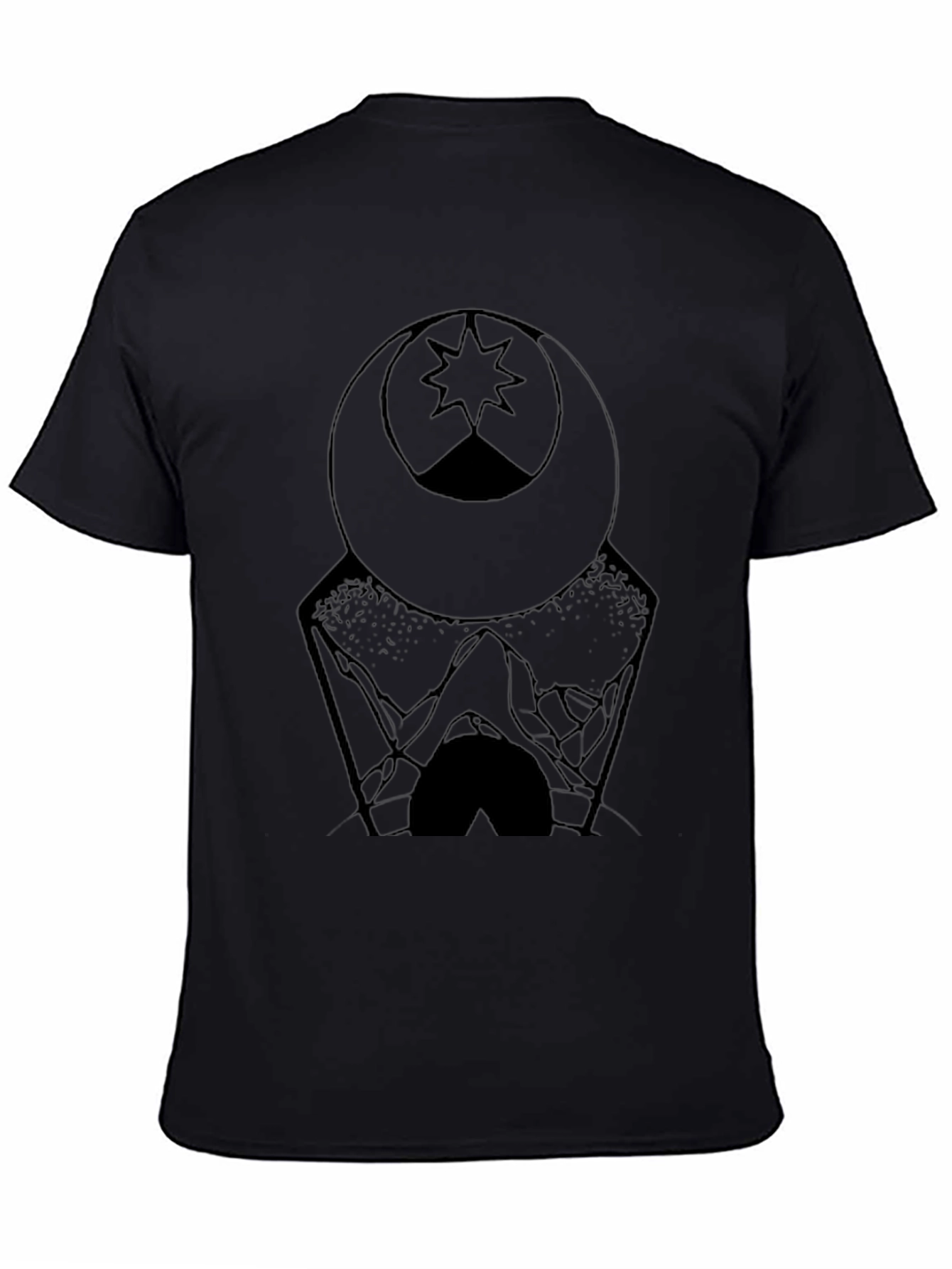 Mens Graphic Tee - Moon & Mountain Design
