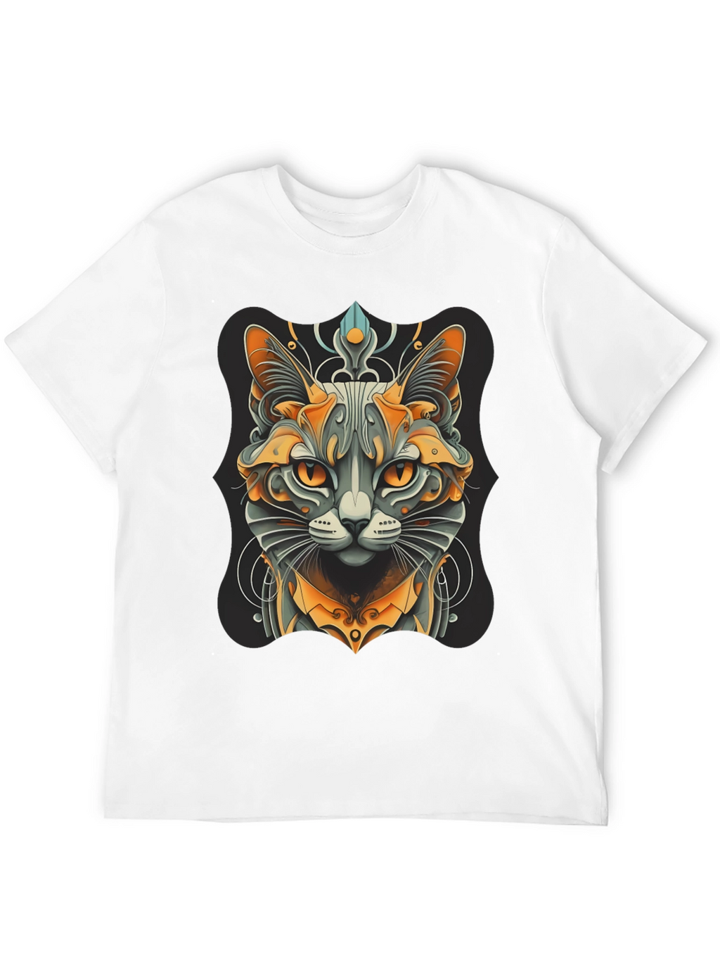 Ornate Cat Graphic Tee