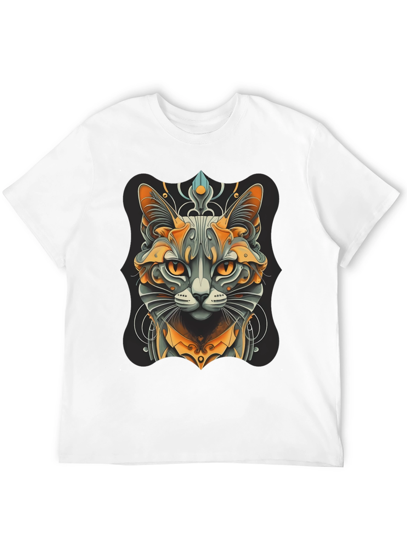 Ornate Cat Graphic Tee