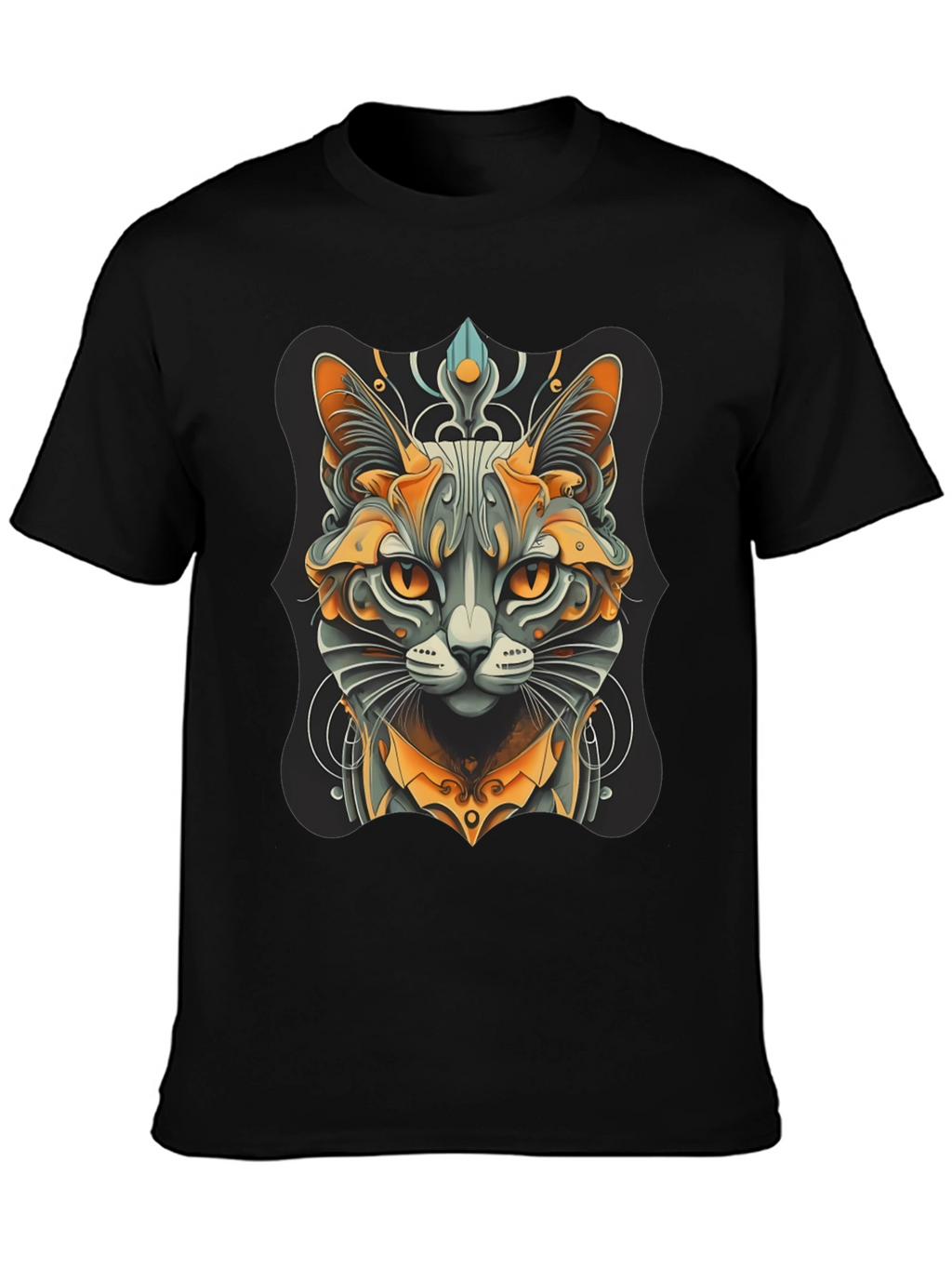 Ornate Cat Graphic Tee
