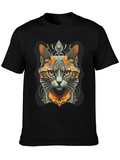 Ornate Cat Graphic Tee