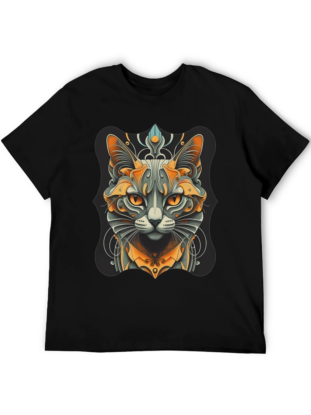 Ornate Cat Graphic Tee