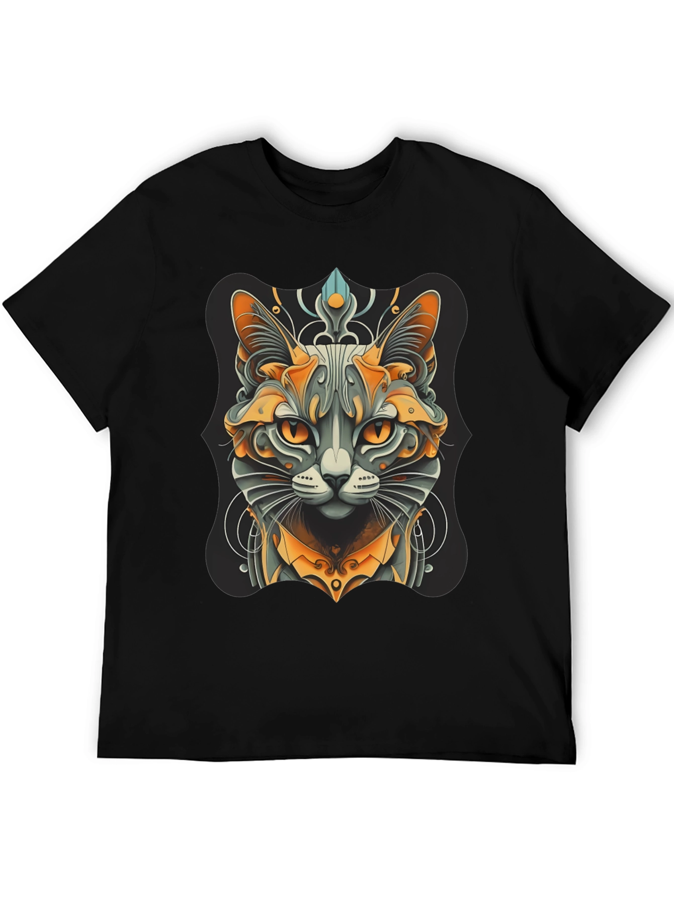 Ornate Cat Graphic Tee