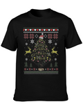 Trombone Christmas Tree Ugly Sweater T-Shirt