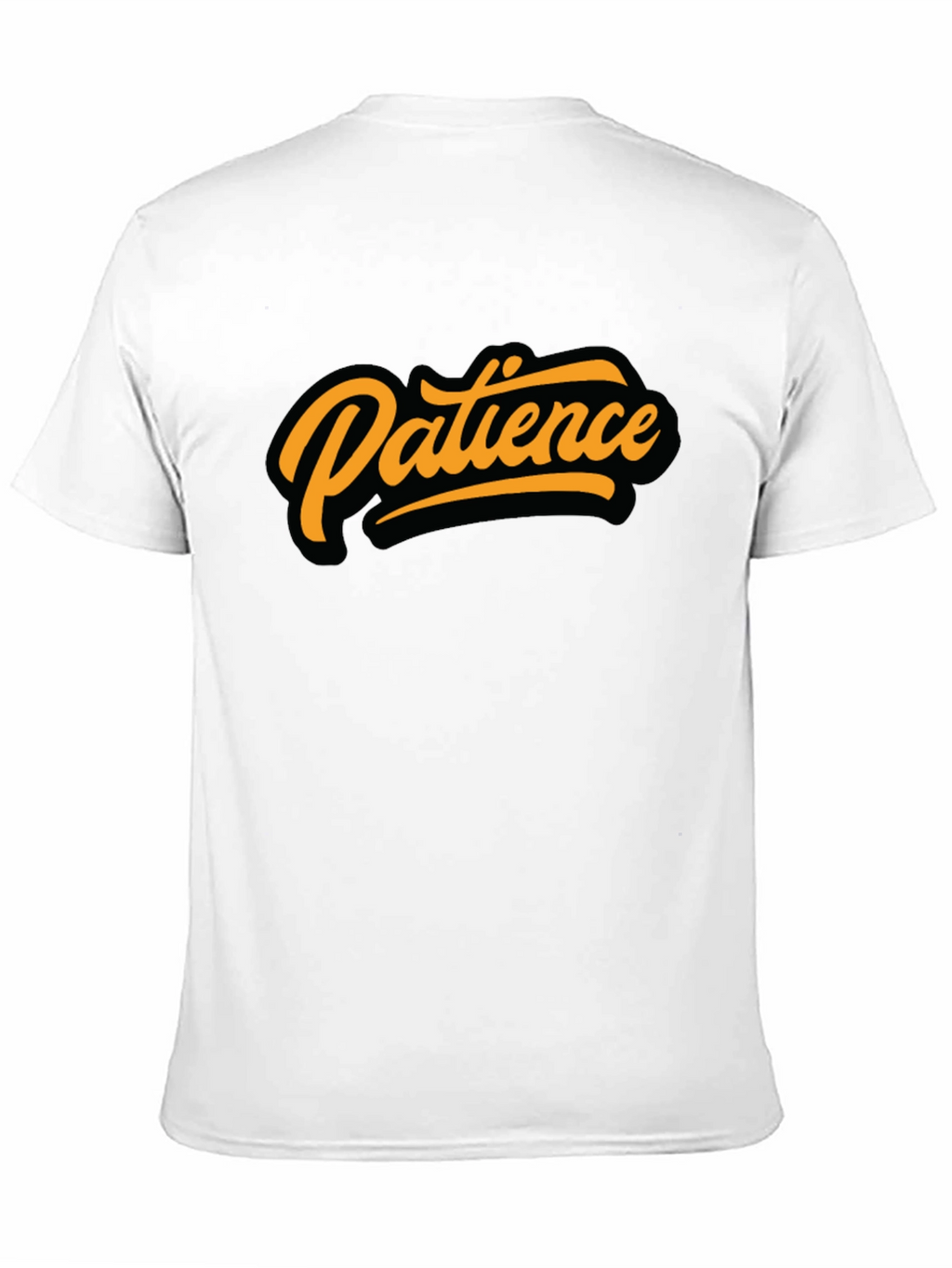 Patience Graphic Tee - Stylish Black T-Shirt