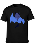 Wolf Graphic Tee - Modern Artistic Design