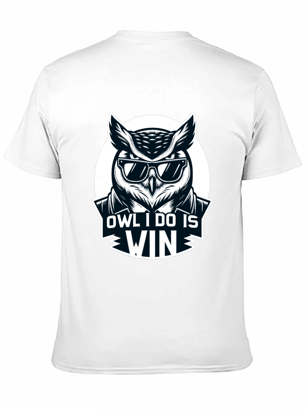 Owl I Do Is Win Black T-Shirt