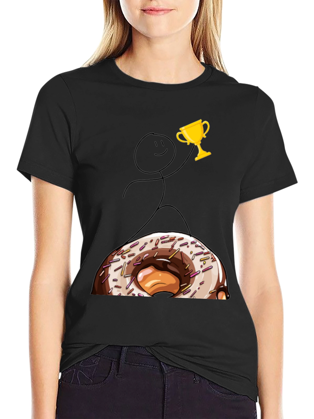 Donut Champion Graphic T-Shirt