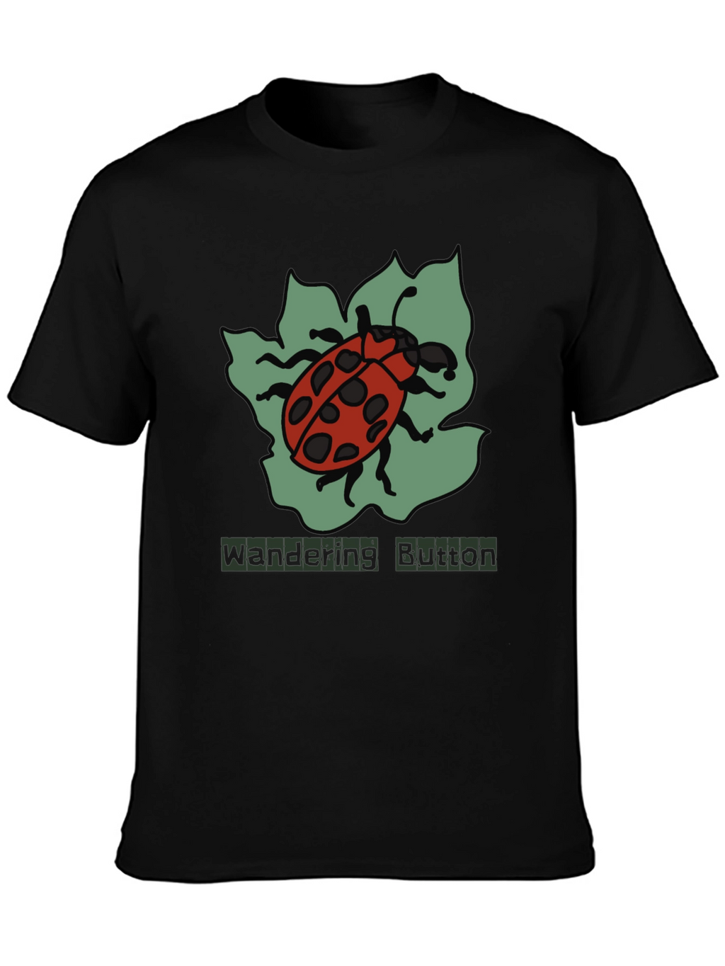 Ladybug Graphic T-Shirt - Wandering Button