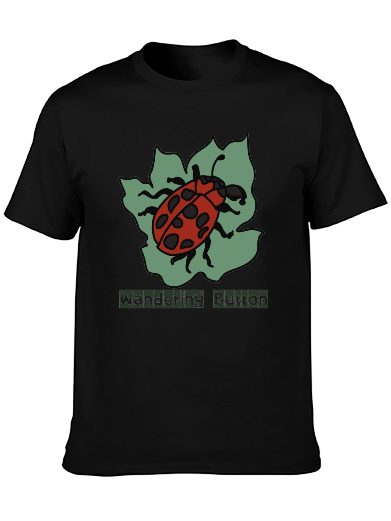 Ladybug Graphic T-Shirt - Wandering Button