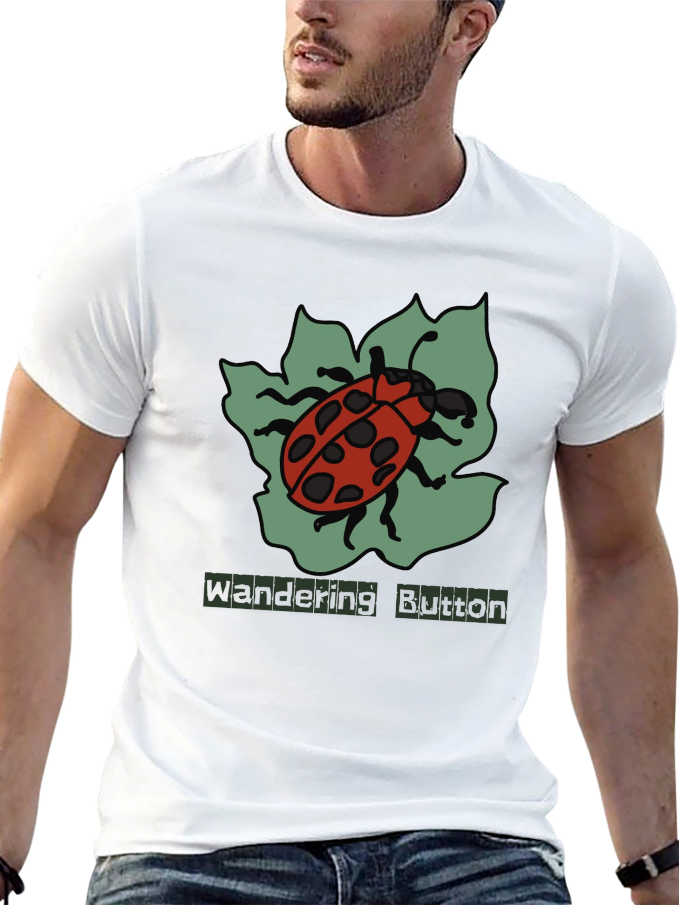 Ladybug Graphic T-Shirt - Wandering Button