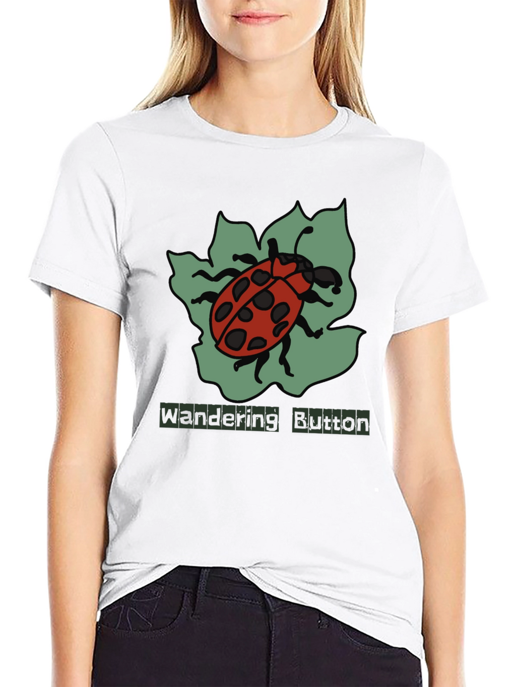 Ladybug Graphic T-Shirt - Wandering Button