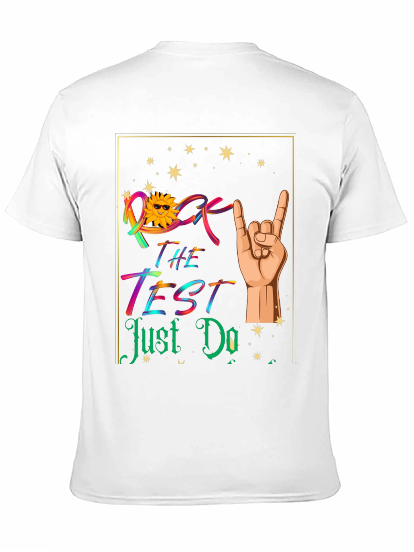 Rock the Test T-Shirt - Good Luck Exam Tee