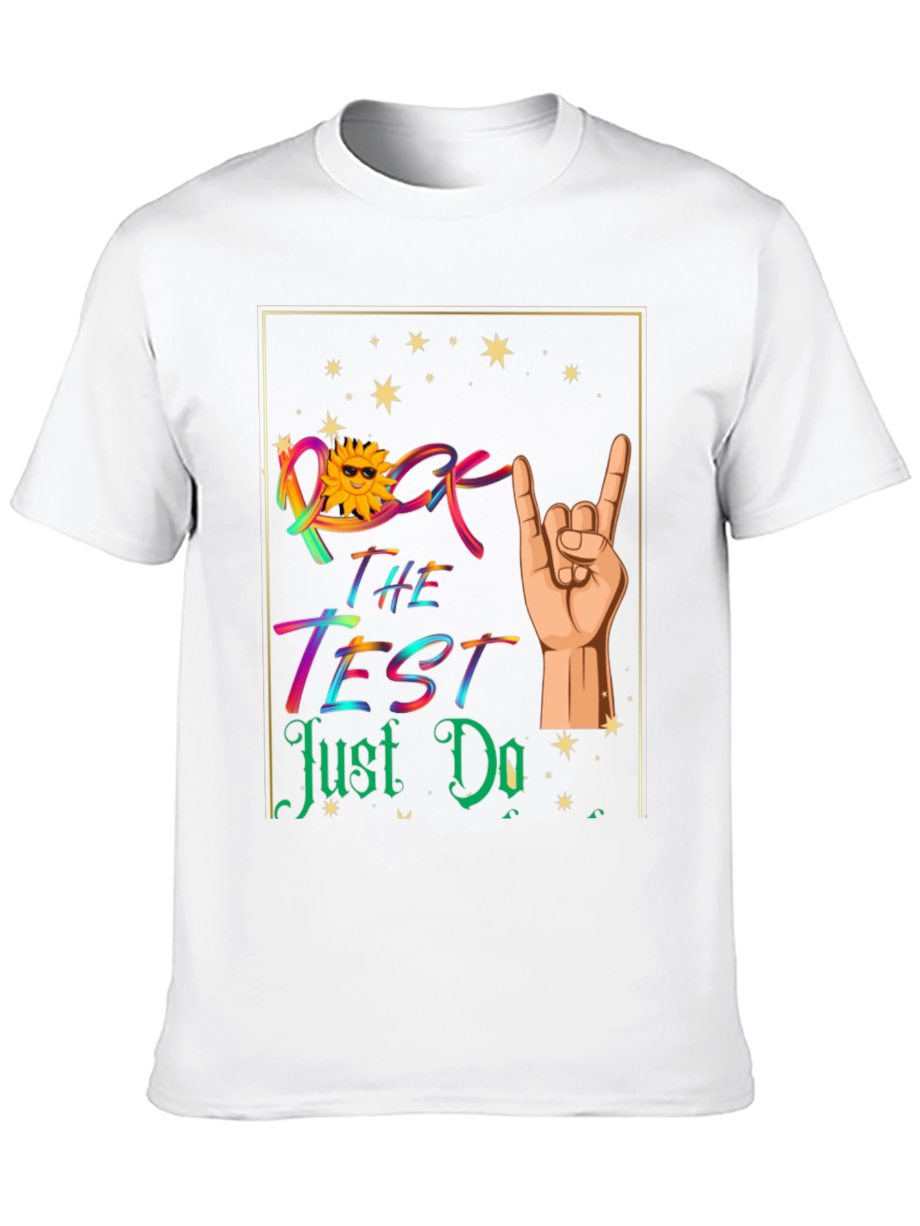 Rock the Test T-Shirt - Good Luck Exam Tee