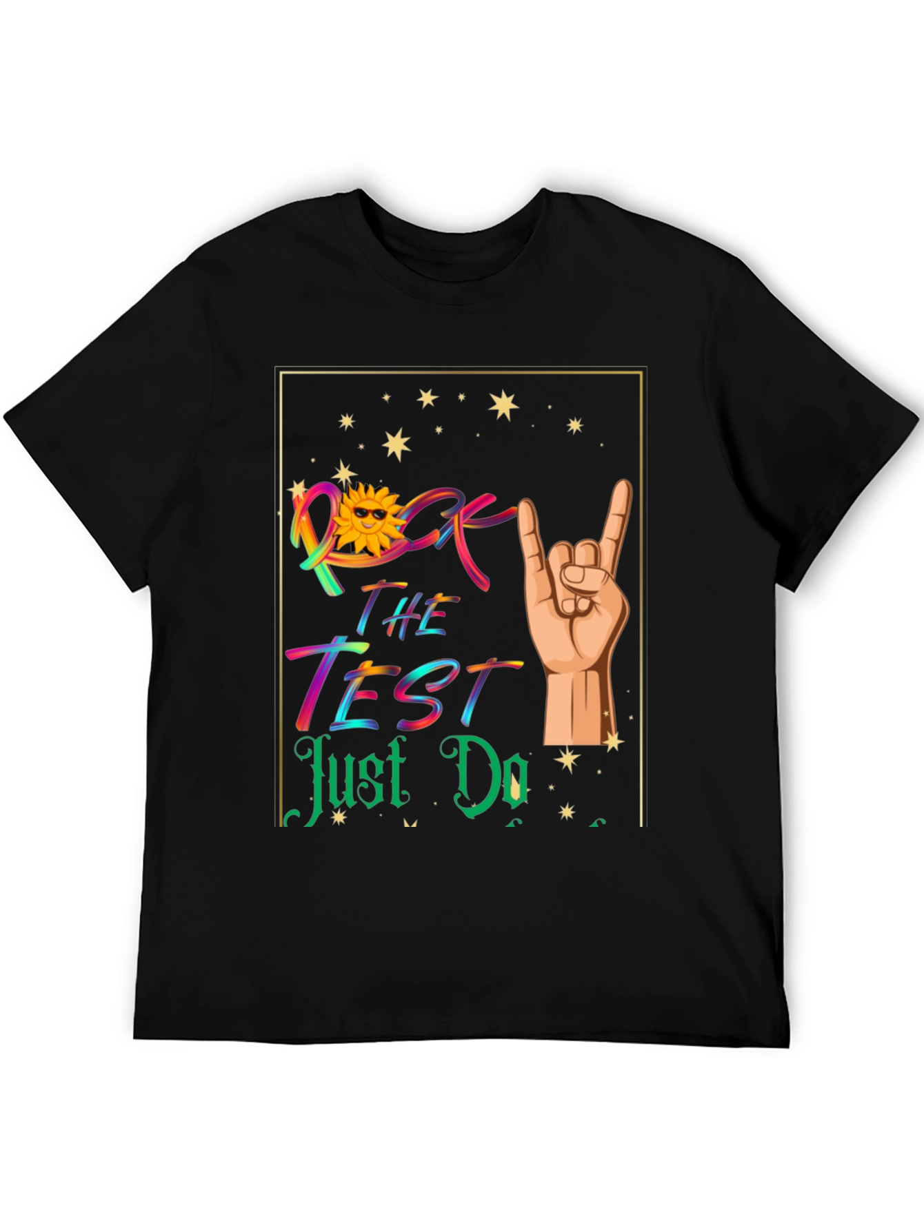 Rock the Test T-Shirt - Good Luck Exam Tee