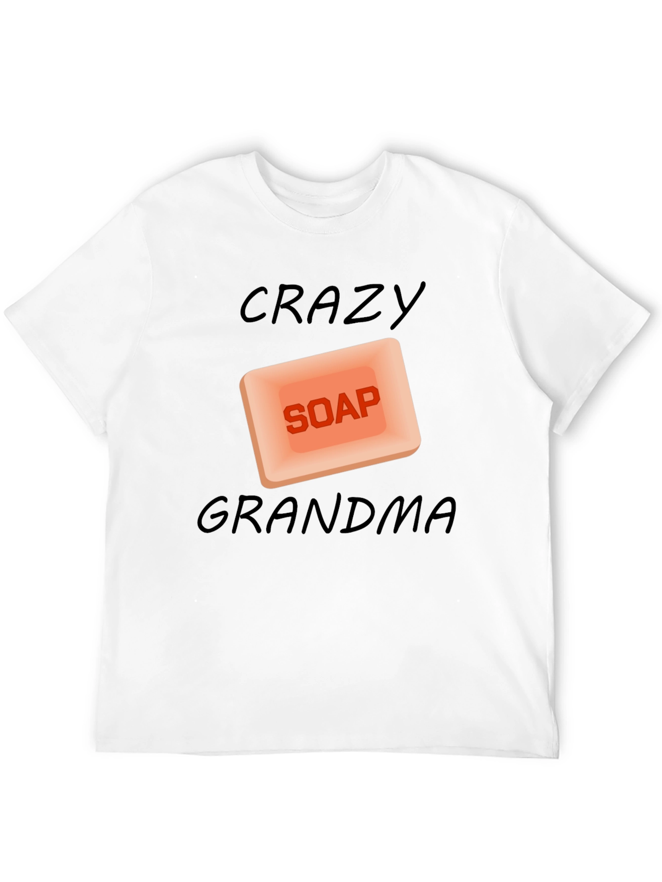 Crazy Soap Grandma Black T-Shirt