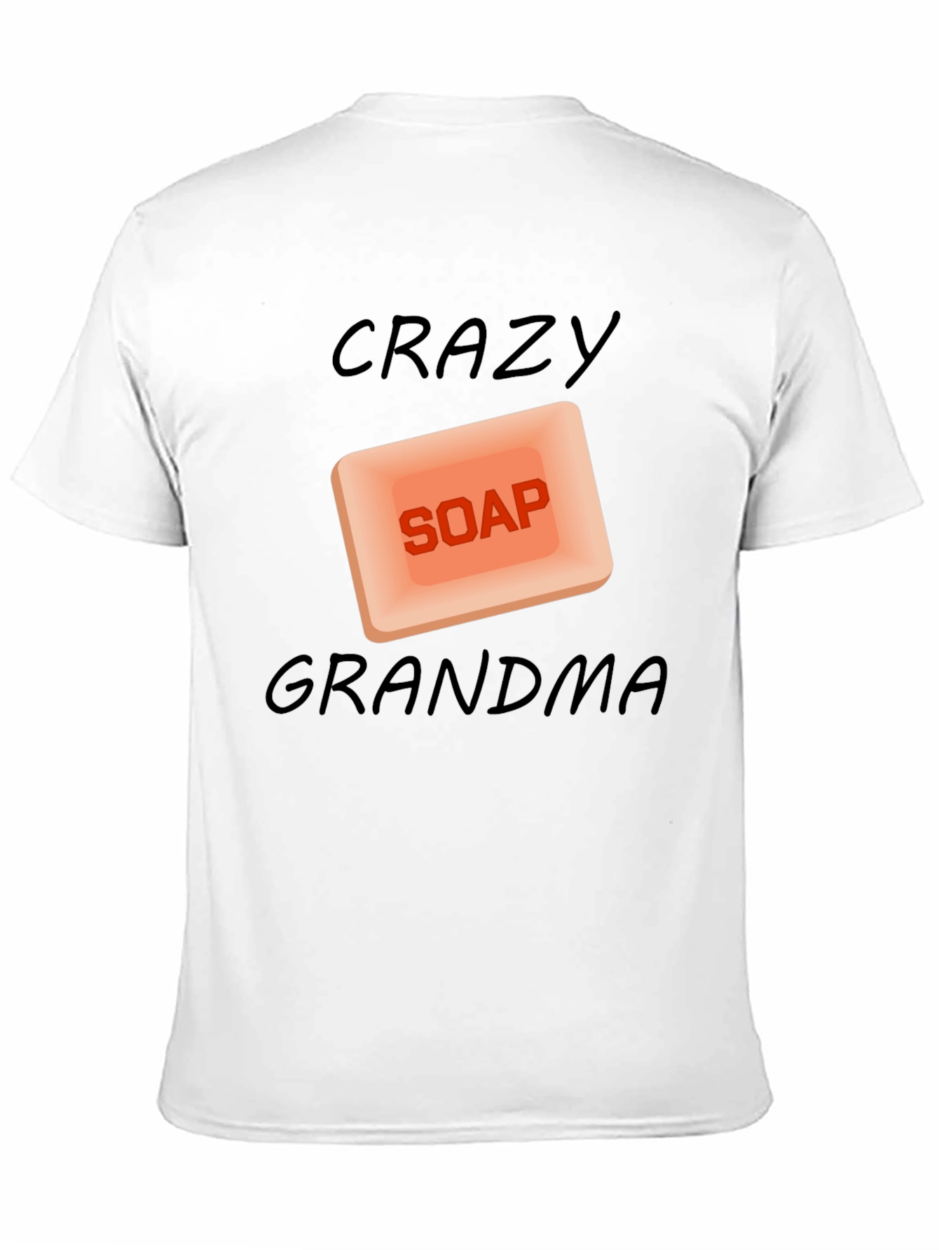 Crazy Soap Grandma Black T-Shirt