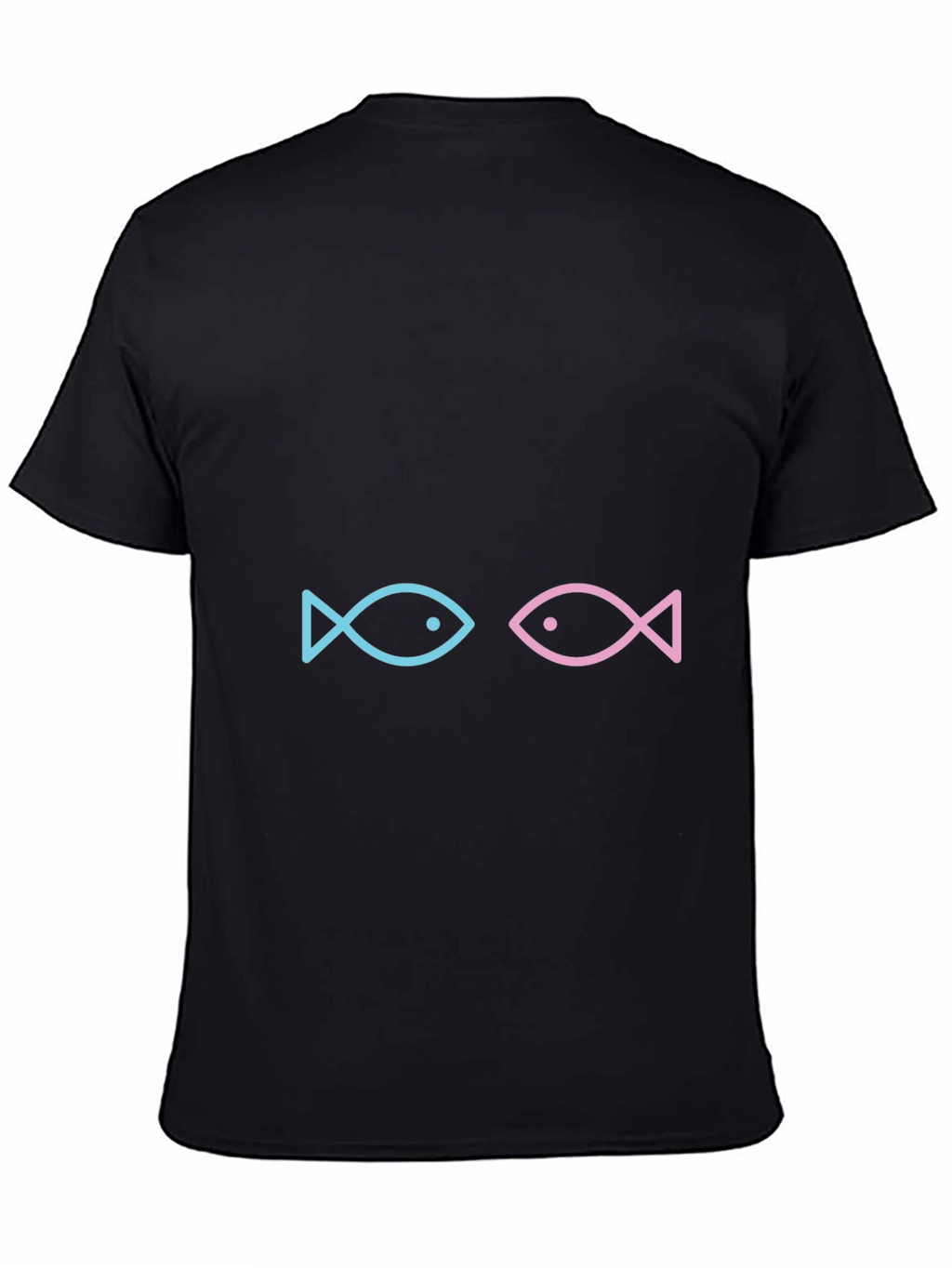 Two Fish Graphic Tee - Black
