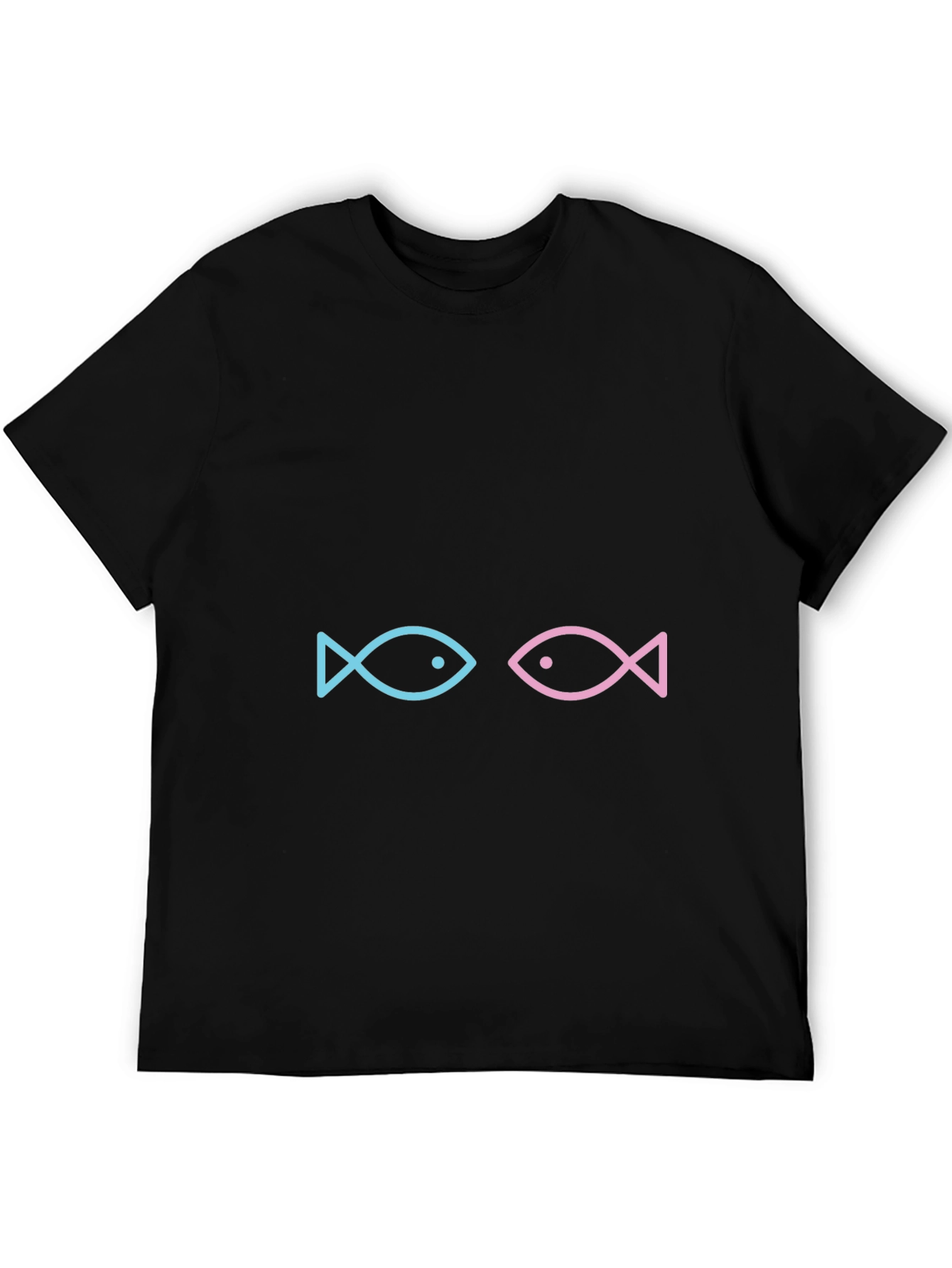 Two Fish Graphic Tee - Black