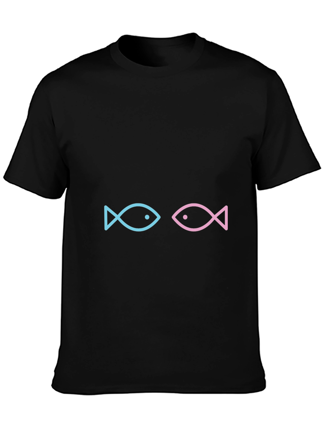 Two Fish Graphic Tee - Black