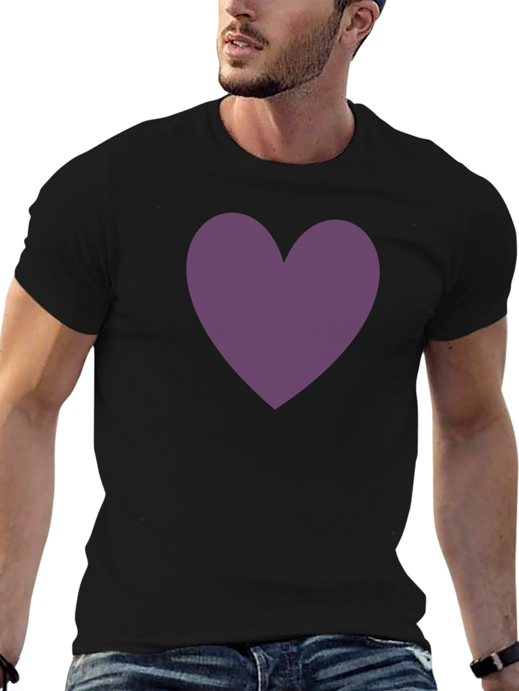 Heart Graphic Tee - Stylish Comfort