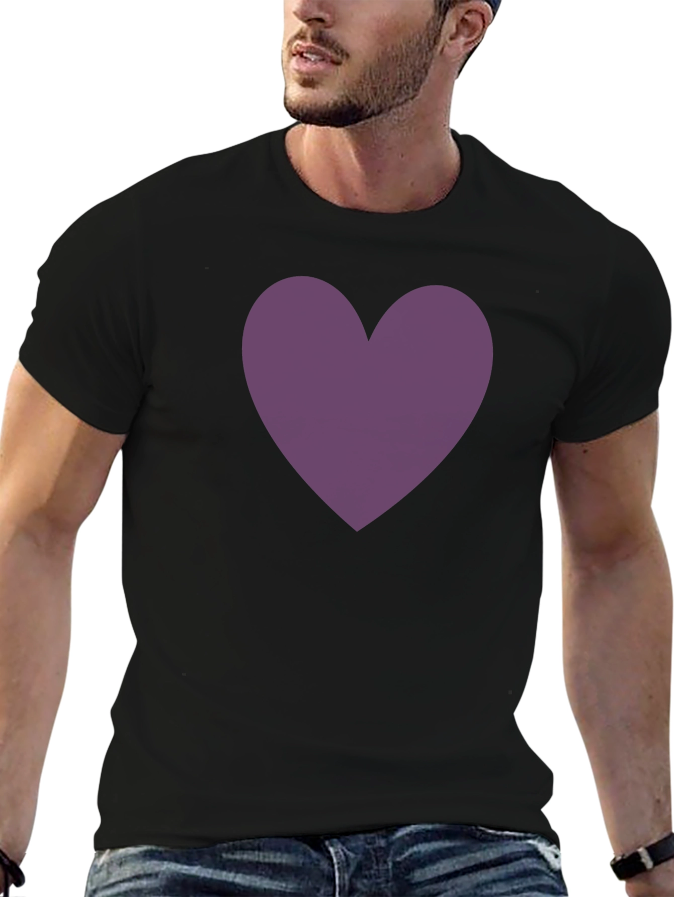 Heart Graphic Tee - Stylish Comfort