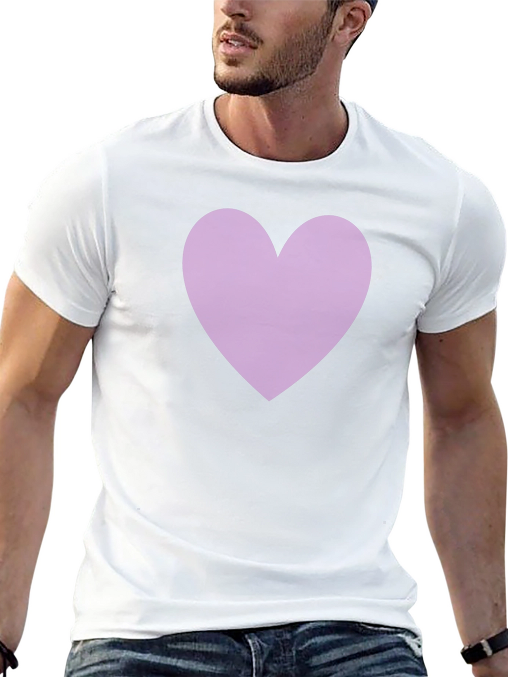 Heart Graphic Tee - Stylish Comfort