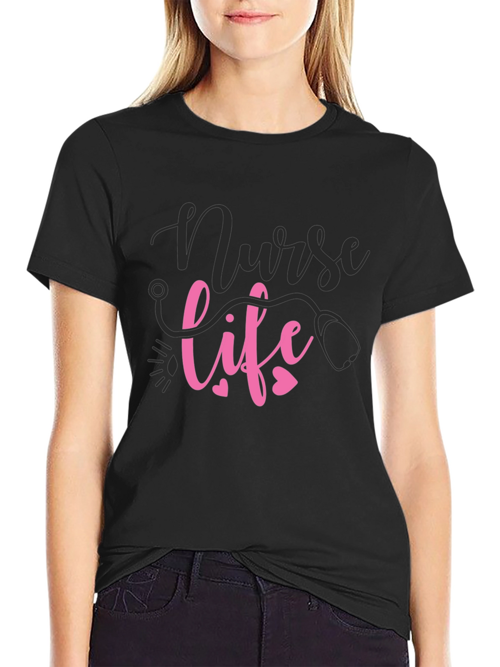 Nurse Life Black T-Shirt