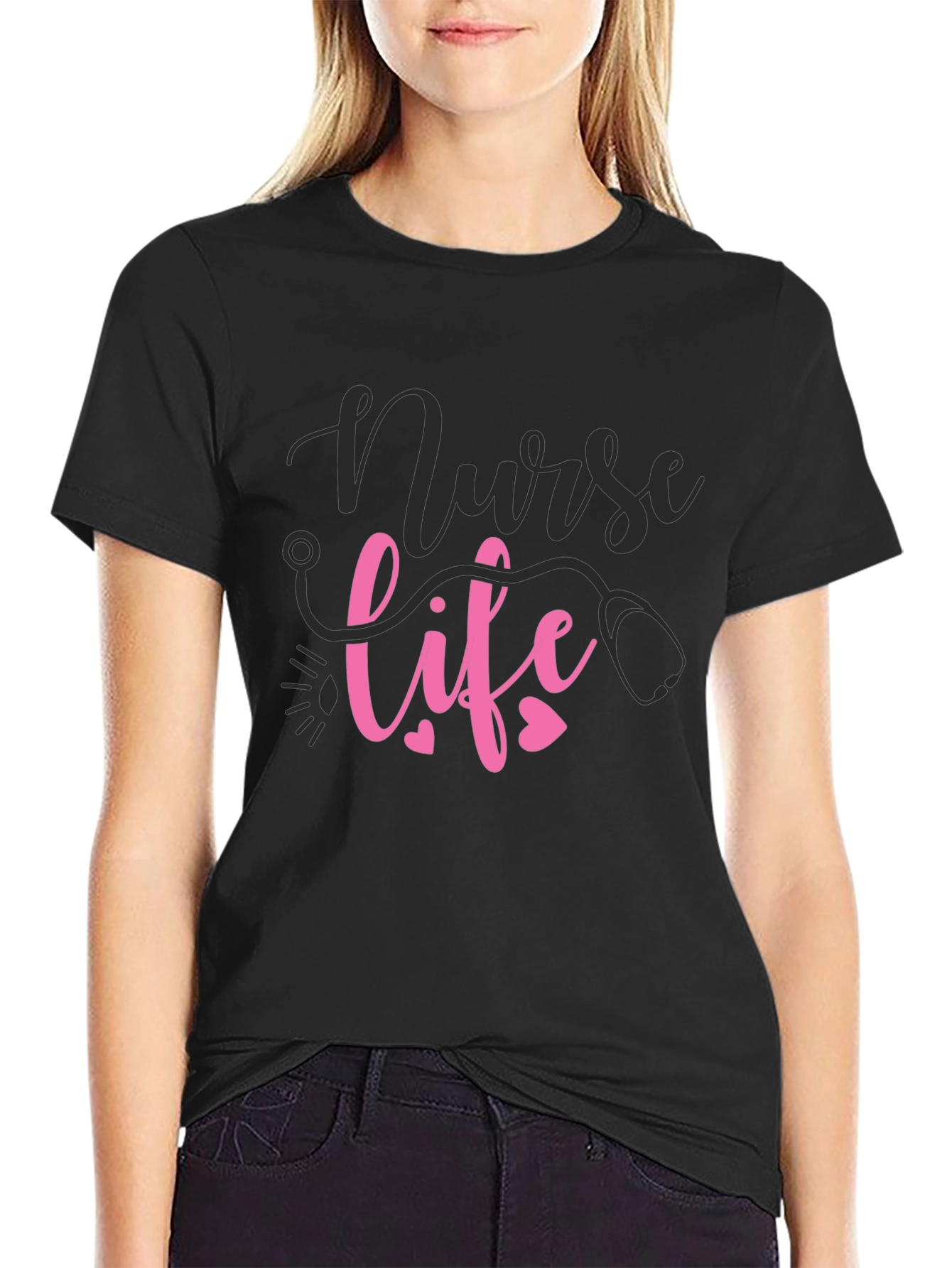Nurse Life Black T-Shirt