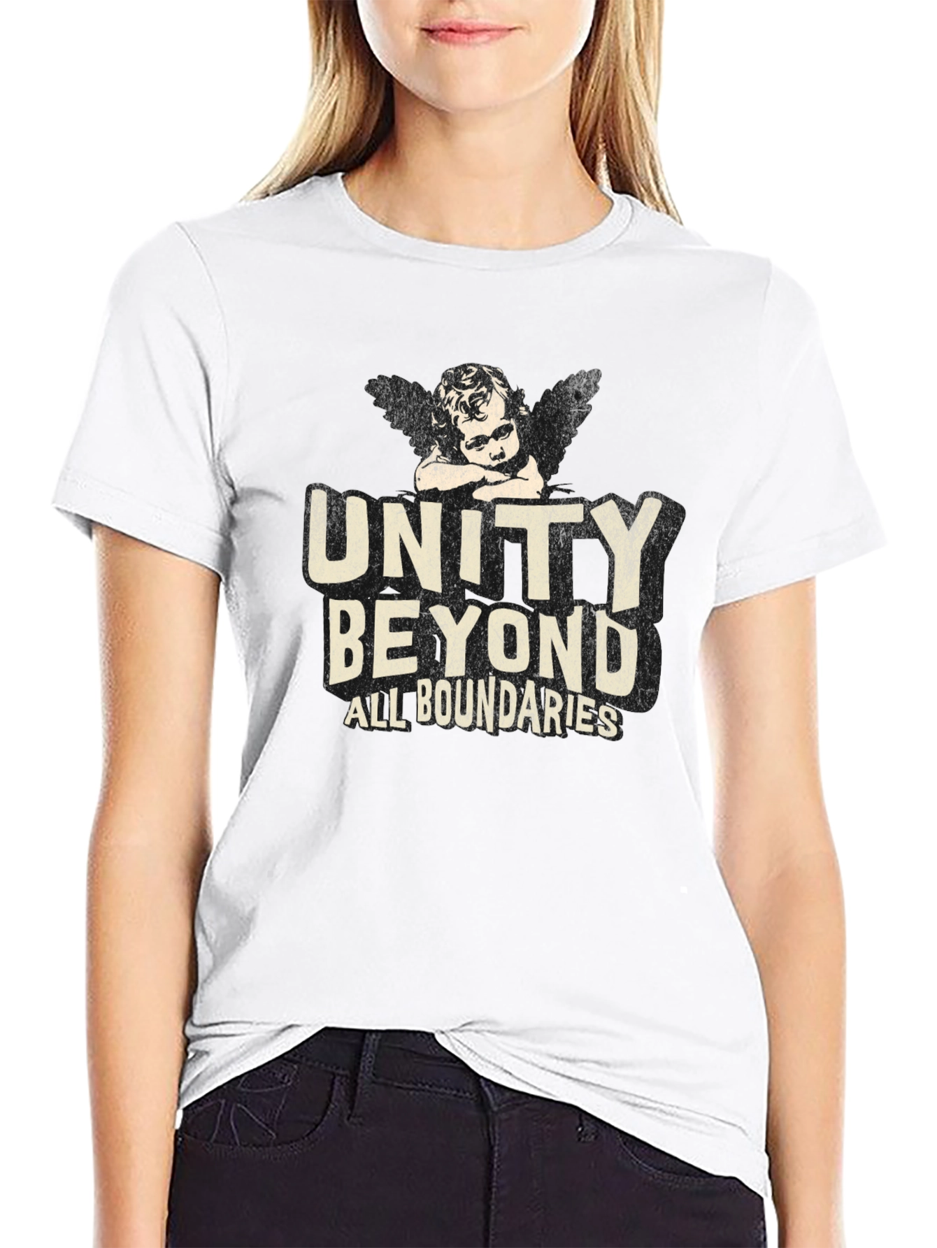Unity Beyond Boundaries Graphic Tee - Black