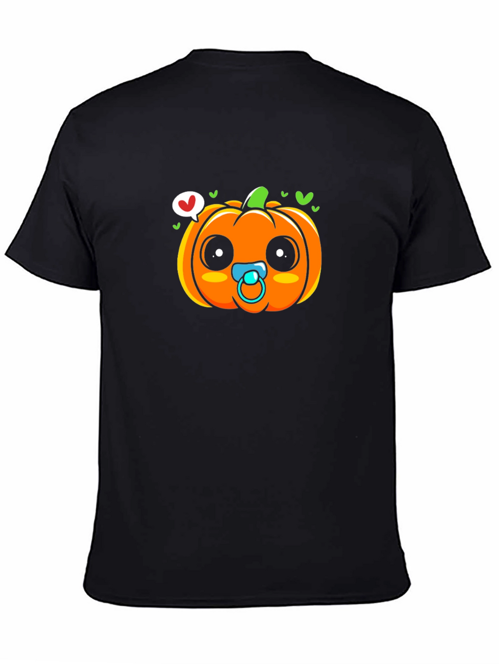 Cute Pumpkin Baby Pacifier T-Shirt - Halloween Apparel